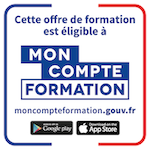 Bilan de compétences éligible Mon Compte Formation (CPF) Logo MCF CPF - offre éligible
